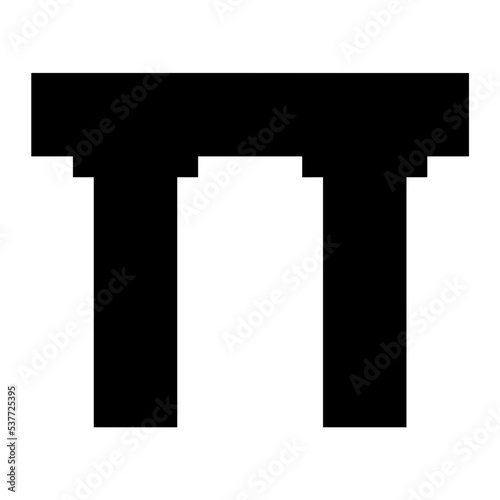 Torii Gate Vector Icon 
