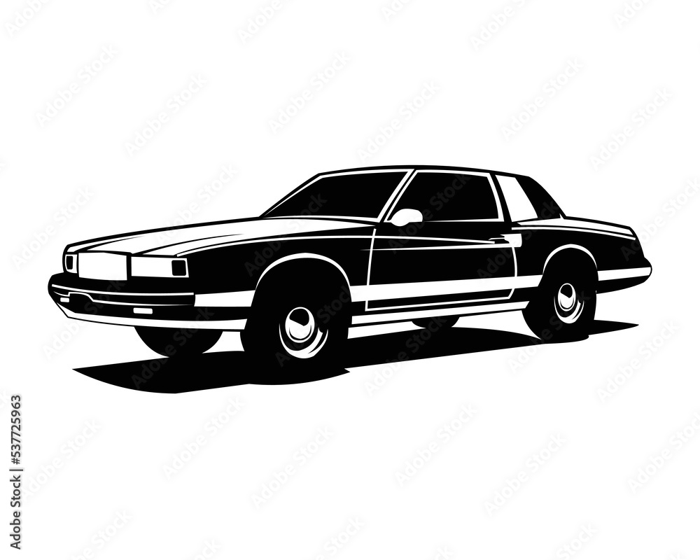 Obraz premium Muscle car logo design vector