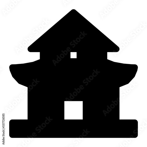 Pagoda Vector Icon