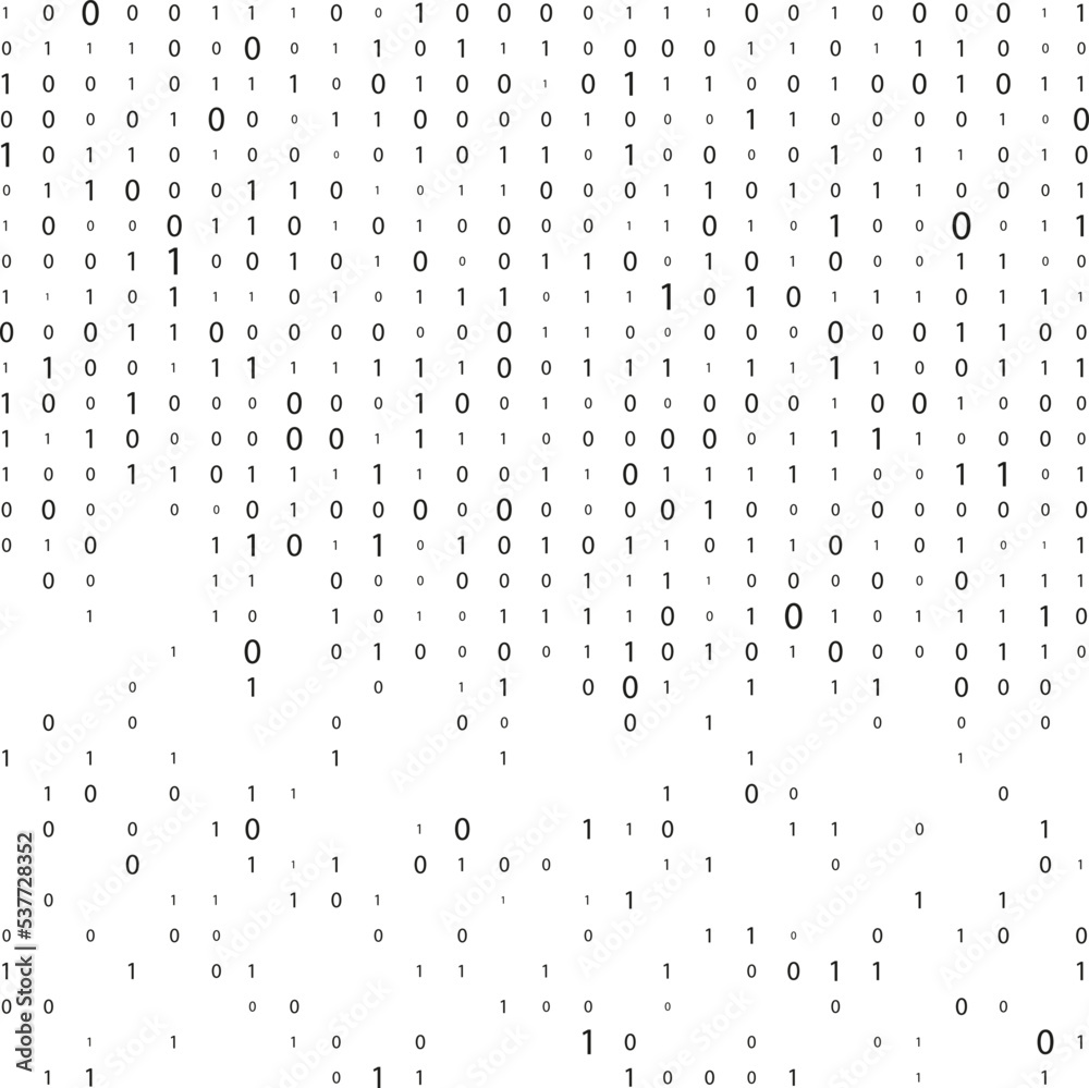 Black and white digital background with numbers on the screen. Binary code matrix. Data technologies. Black and white digital background with numbers on the screen. Binary code matrix. Data technologies.