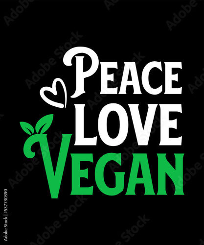 Vegan logo t-shirt design