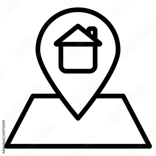 house location mark icon