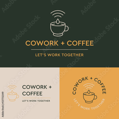Cowork and Coffee Brand Design