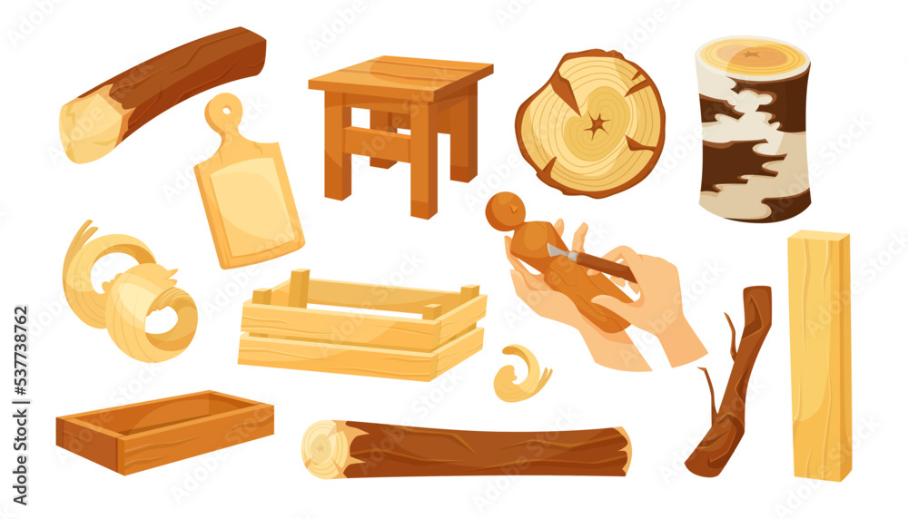 Wood Carving Tools Clipart