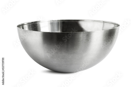 Steel bowl isolated