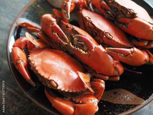 Stir Fried sea crab with Singaporean Style
