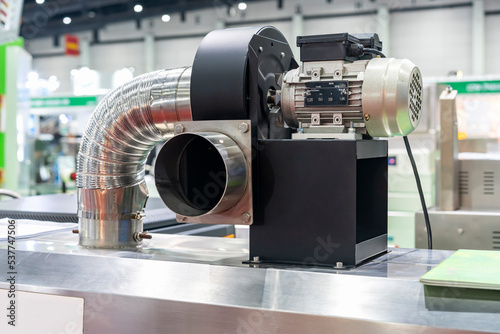 Cuadro en lienzo High power industrial ventilation centrifugal fan air blower and electric motor