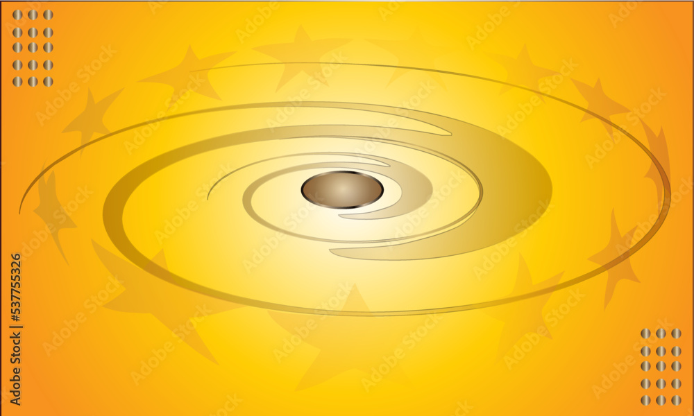 Sphere geometric abstract gradient golden yellow background Sphere geometric abstract gradient golden yellow background
