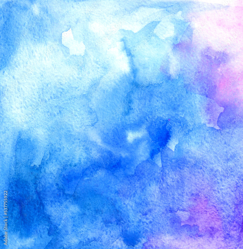 abstract blue watercolor background with texture
