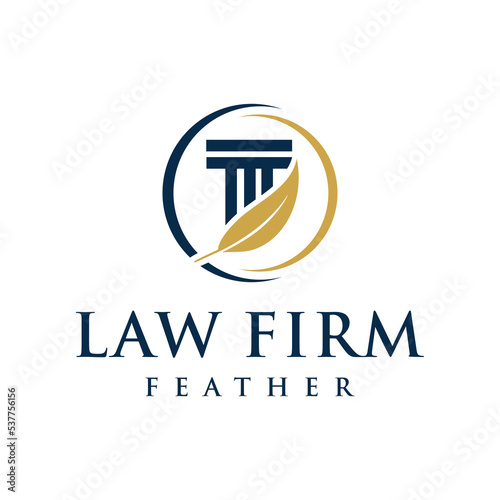 Law Column Feather