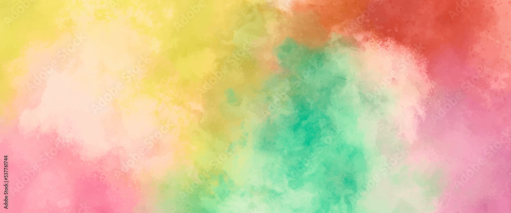 Colorful multicolor artistic background. Watercolor stains drop splatter. Texture of the wall, Color mixing. Colored marble mixed ink abstraction. Grunge background with of copy space.