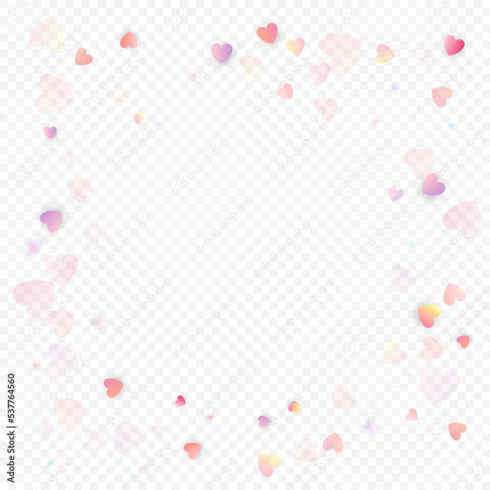 heart love vector confetti frame valentine pink heart love vector confetti frame valentine pink