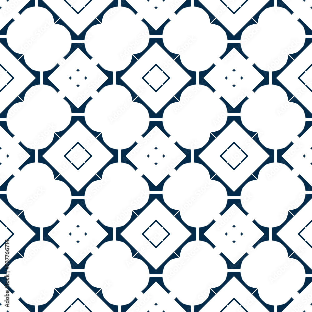 Fototapeta premium Geometric pattern. Seamless vector background. Ethnic graphic design.