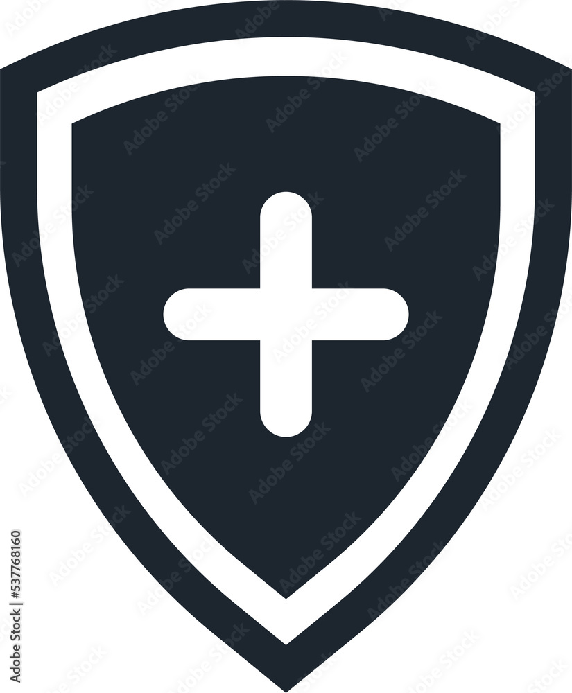 Obraz premium Protection shield icon, Antivirus icon.