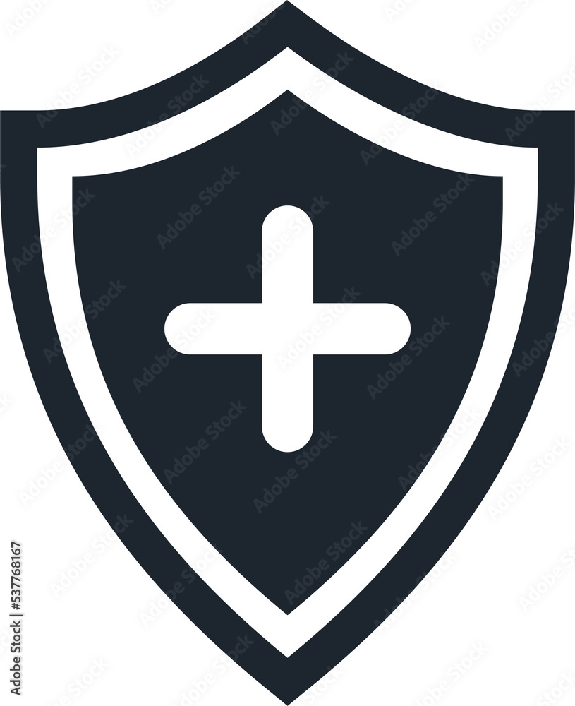 Fototapeta premium Protection shield icon, Antivirus icon.