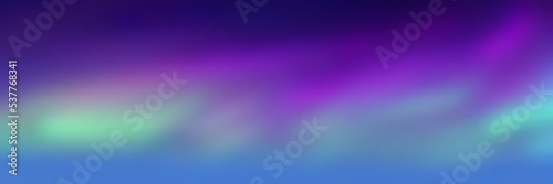 Polar lights, night sky, northern landscapes, vector illustration