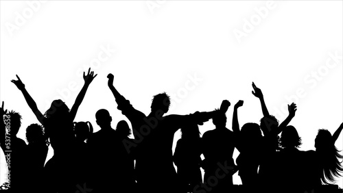 art illustration abstract background silhouette symbol youth day logo icon of young dance party freedom