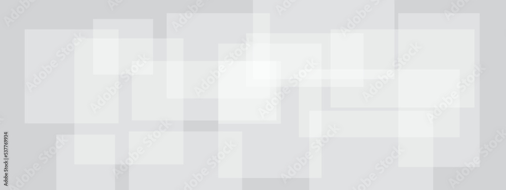 Abstract white and grey geometric overlapping square pattern, design of technology background with shadow. Vector illustration. You can use for add, poster, design artwork, template, banner, wallpaper Abstract white and grey geometric overlapping square pattern, design of technology background with shadow. Vector illustration. You can use for add, poster, design artwork, template, banner, wallpaper