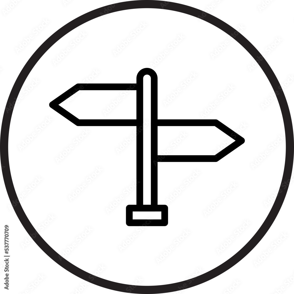 Sign Board Icon Style Sign Board Icon Style