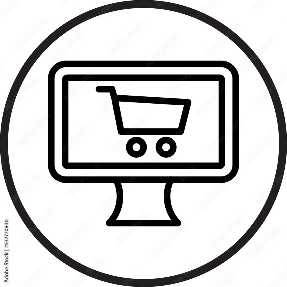 Online Shopping Icon Style Online Shopping Icon Style