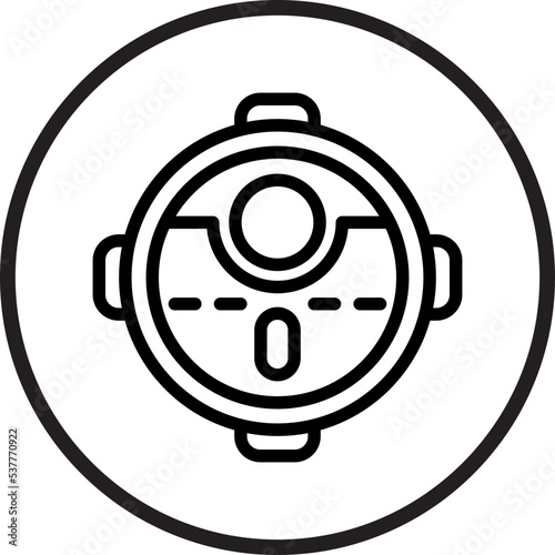 Robotic Vaccum Icon Style