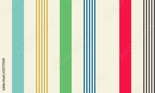 Vertical long stripe seamless vector pattern. Abstract vector geometric seamless pattern Monochrome background Wrapping paper Backdrop in vintage and retro style.
