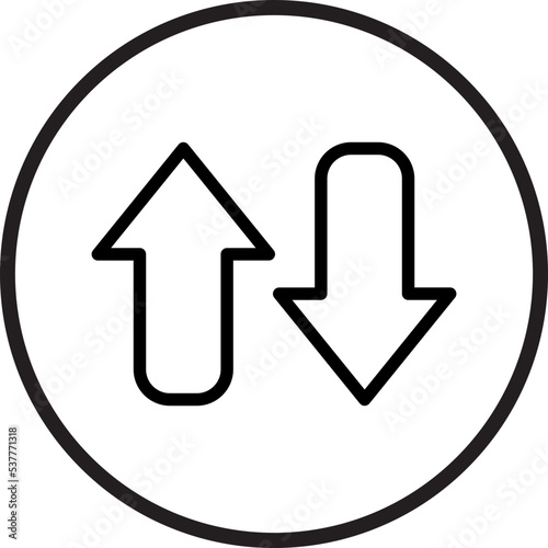 Opposite Arrow Icon Style