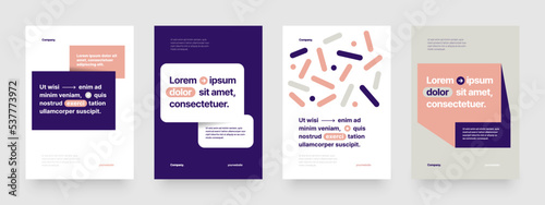 Simple vector layout template for events, companies or any business related. With a frame for your message. Design for flyer, poster, cover, brochure, banner or any layout.