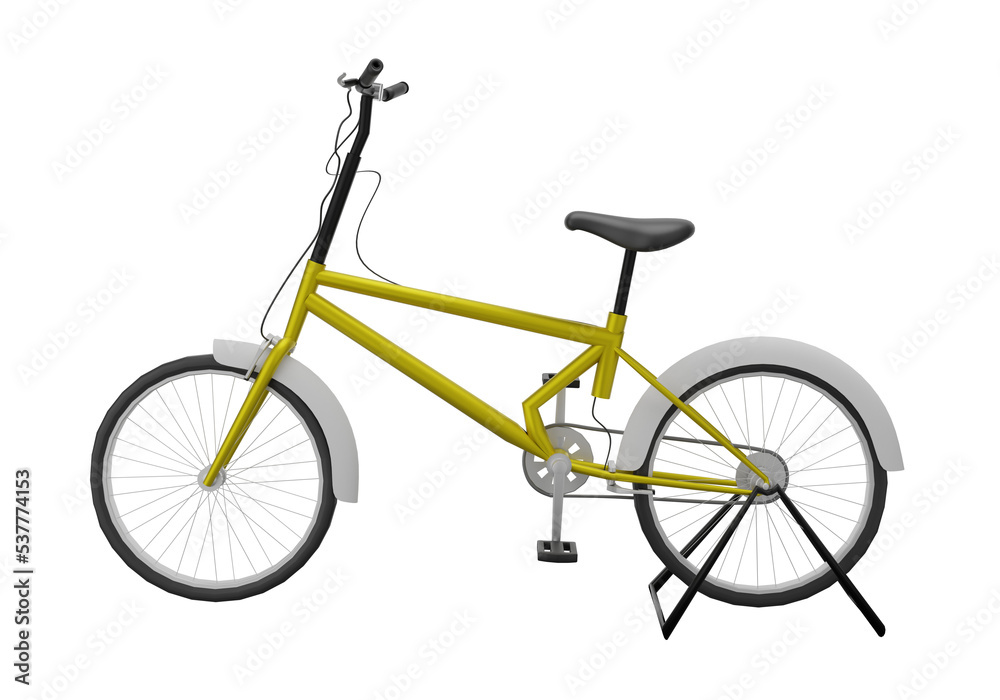 Fototapeta premium Vintage Bike.3D rendering