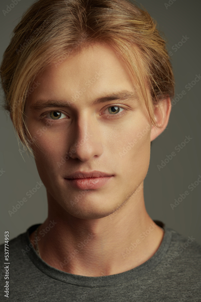 blond guy portrait blond guy portrait