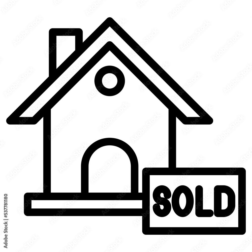 house sold icon