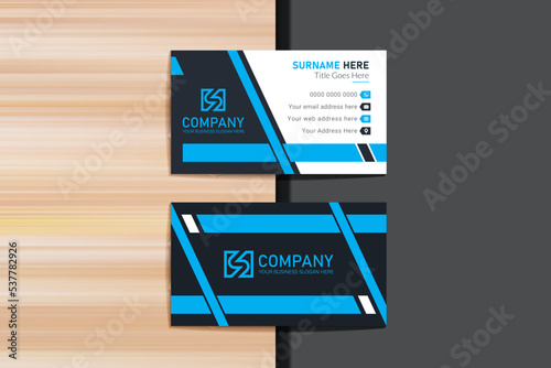Creative and professional visiting card design