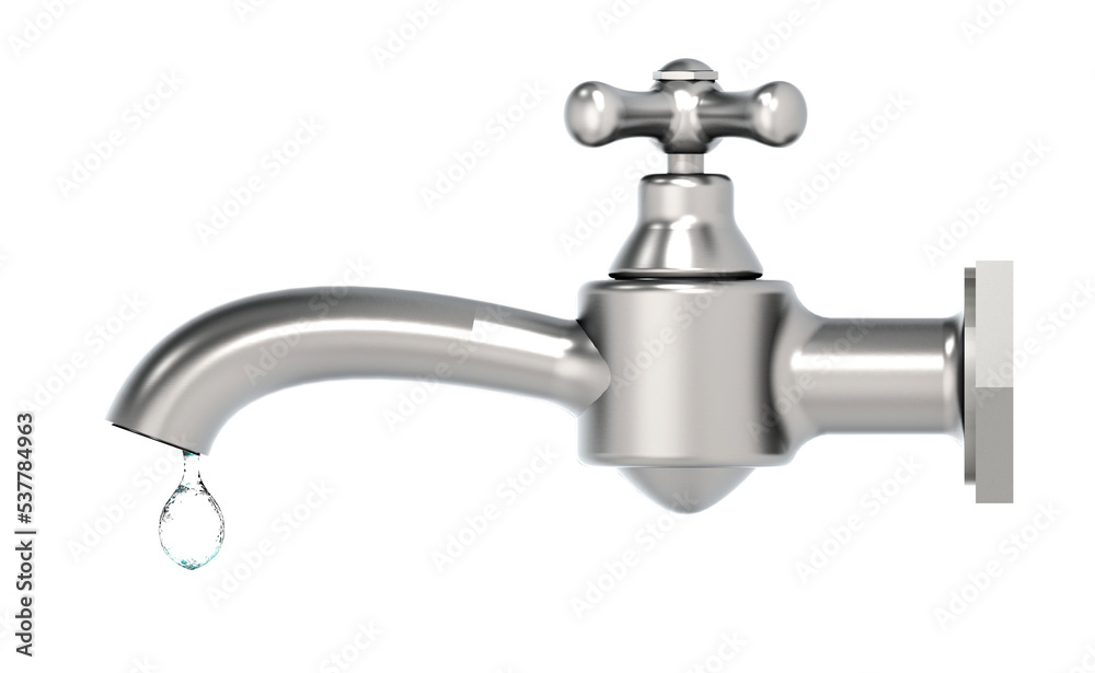 Water faucet isolated on white background Water faucet isolated on white background