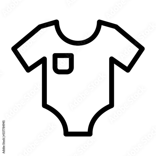 onesie line icon