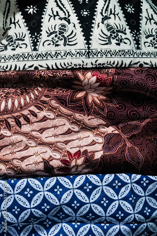 indonesian batik texture with a pattern indonesian batik texture with a pattern