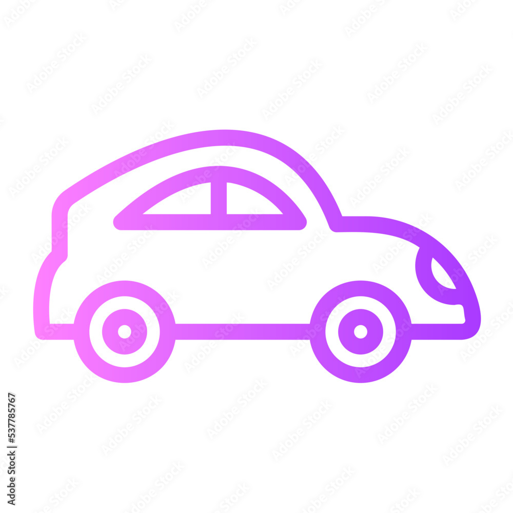 car gradient icon car gradient icon