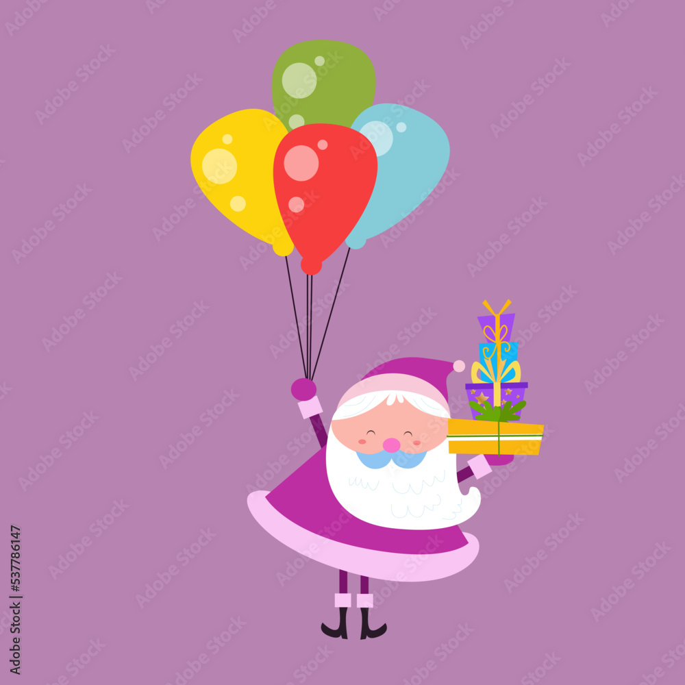 Cute santa claus character collection Cute santa claus character collection