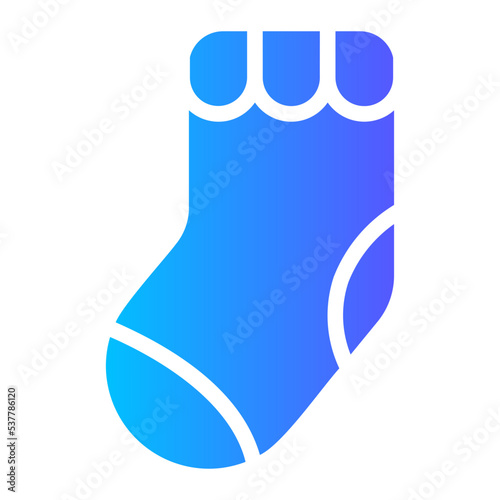 socks gradient icon