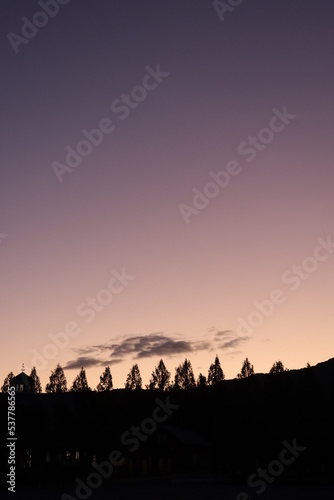 夕暮れ