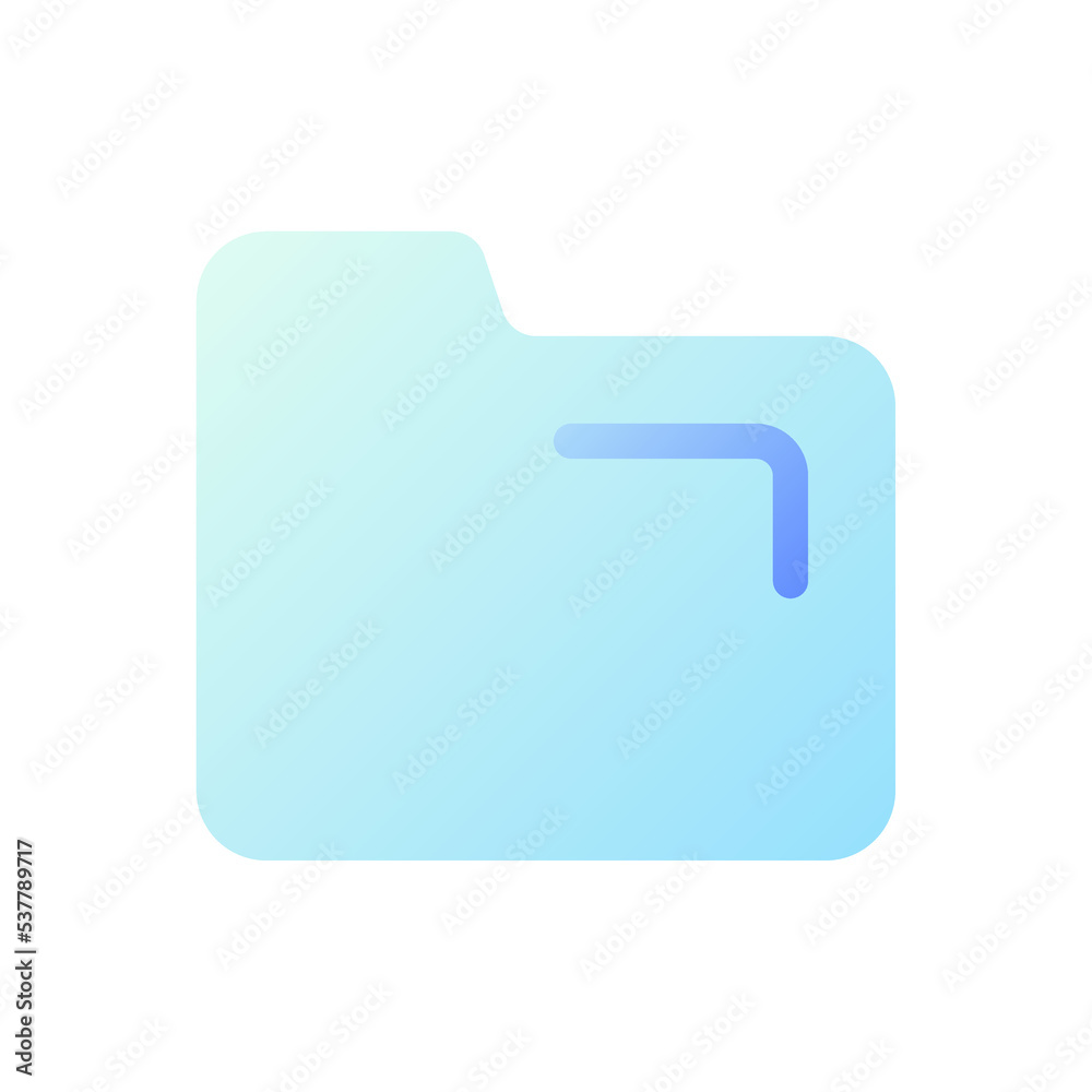 Folder pixel perfect flat gradient two-color ui icon. Online files storage. Digital information. Simple filled pictogram. GUI, UX design for mobile application. Vector isolated RGB illustration Folder pixel perfect flat gradient two-color ui icon. Online files storage. Digital information. Simple filled pictogram. GUI, UX design for mobile application. Vector isolated RGB illustration