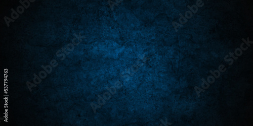 Dark blue stone grunge concrete cement blackboard chalkboard wall floor texture. Black anthracite dark blue grunge old texture panorama backdrop background. 