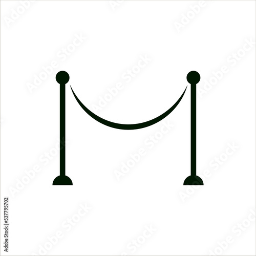 Fencing post icon, vector, illustration
