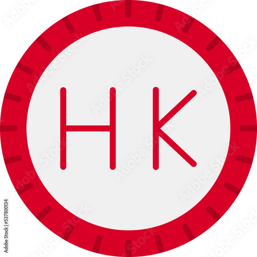 Hong Kong Dial code Icon