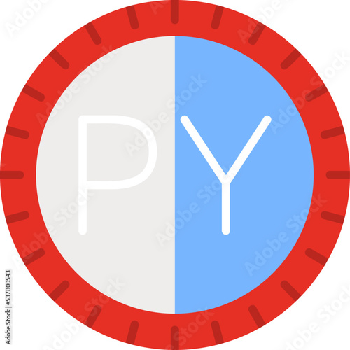 Paraguay Dial code Icon