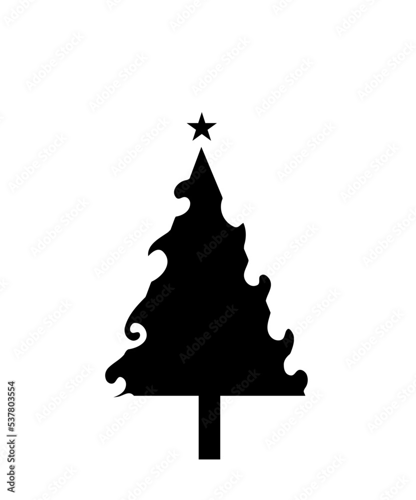 christmas tree sign, christmas tree svg, nightmare before christmas svg
