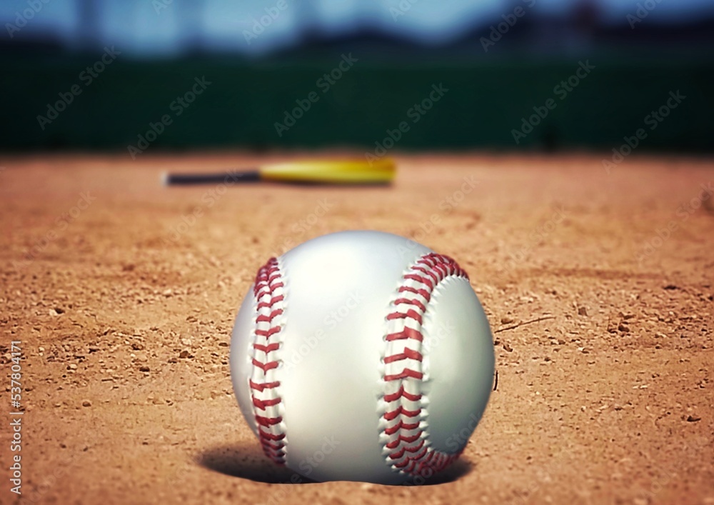 baseball on the field