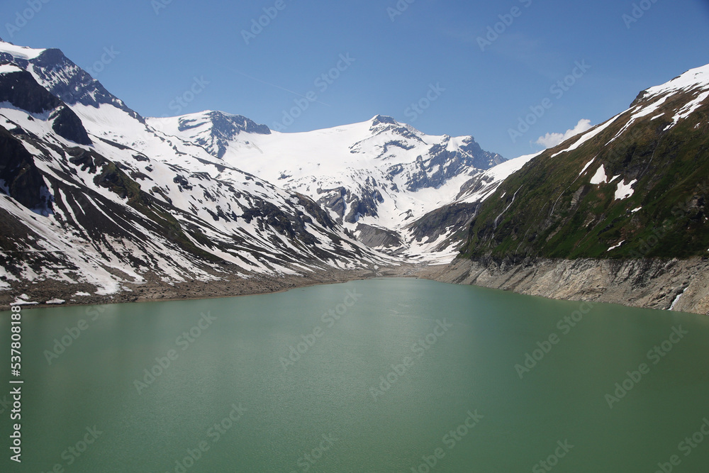 Kaprun Hochgebirgsstauseen - water reservoirs in mountains, Kaprun, Austria