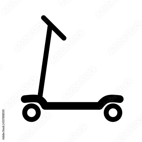 scooter icon. vehicle icon without engine