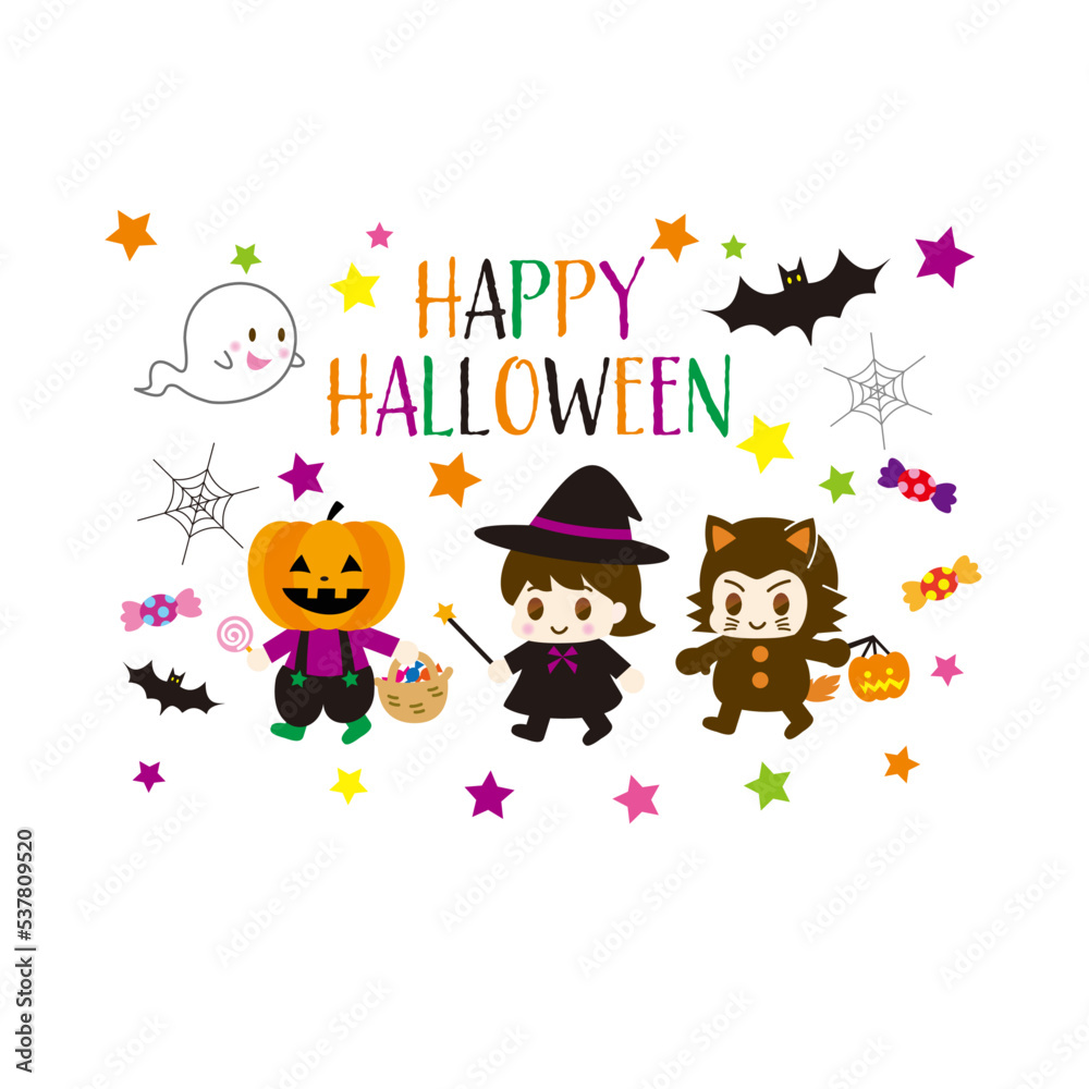 Fototapeta premium ハロウィン、ハロウィンパーティー、コスプレ、仮装、イベント、行事