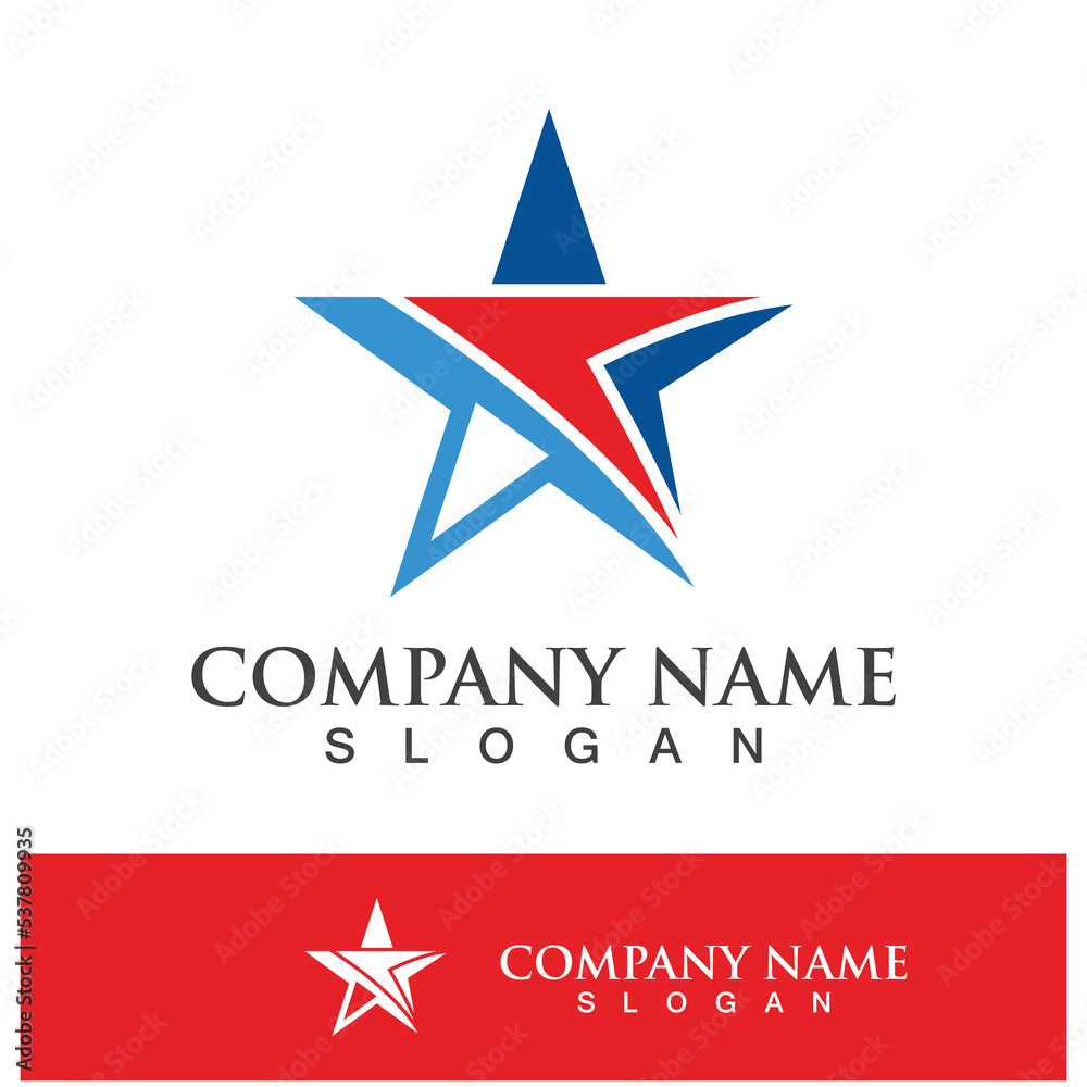 Star logo images illustration